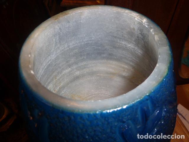 Antig&uuml;edades: JARRA DE ONIX EN COLOR AZUL - Foto 6