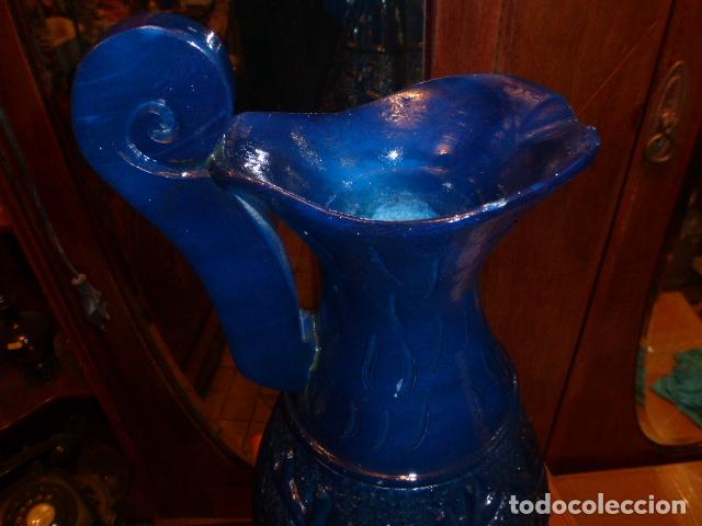 Antig&uuml;edades: JARRA DE ONIX EN COLOR AZUL - Foto 7