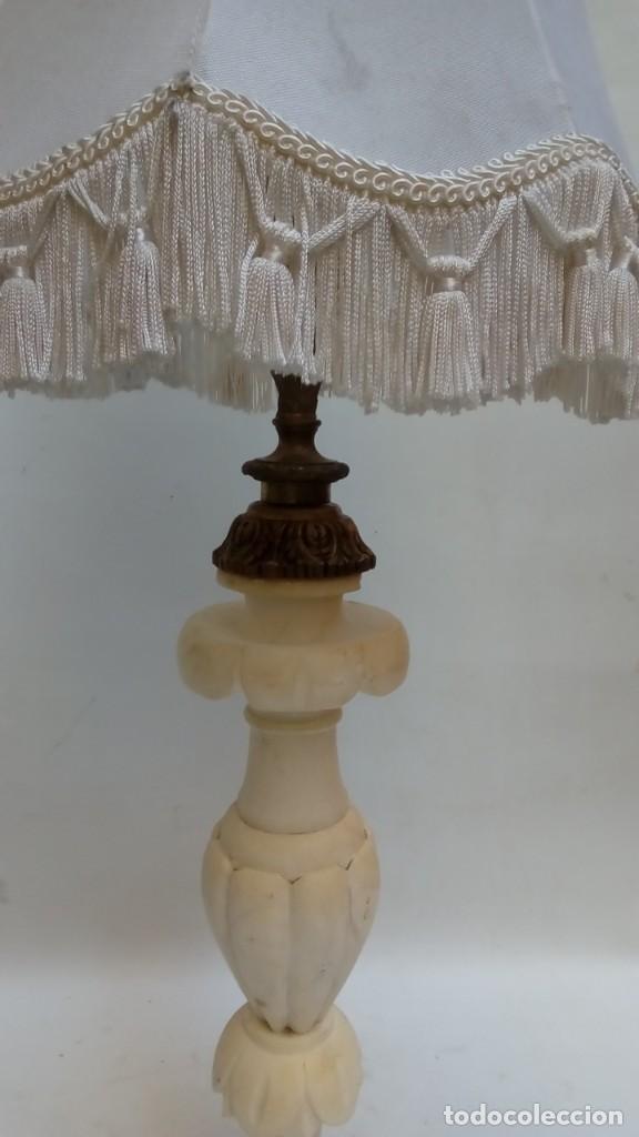 Antig&uuml;edades: lampara de mesa- - Foto 2