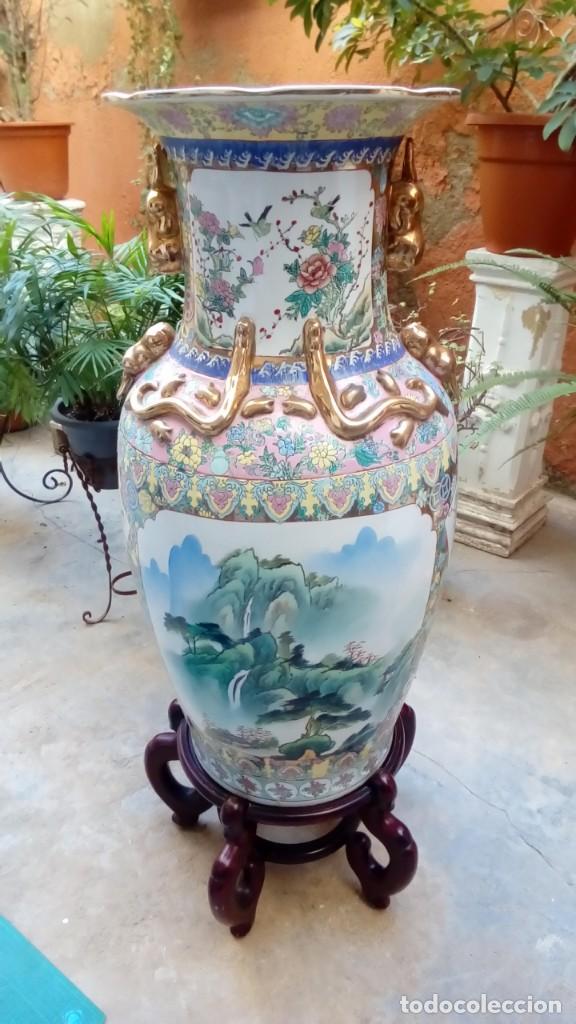 Antig&uuml;edades: jarron oriental -gran tama&ntilde;o- - Foto 1