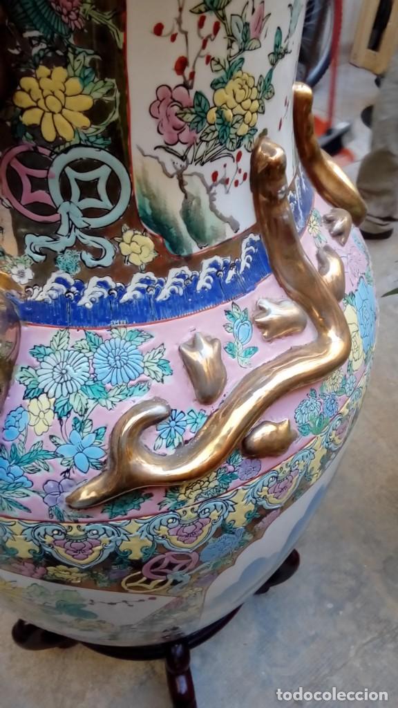 Antig&uuml;edades: jarron oriental -gran tama&ntilde;o- - Foto 7