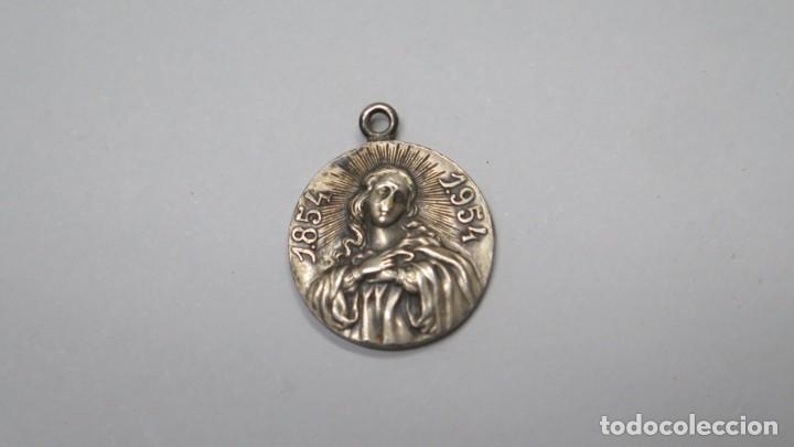 Antig&uuml;edades: MEDALLA. INMACULADA. SANTO. PLATA - Foto 2