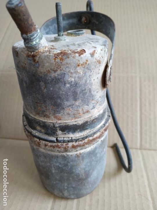 Antig&uuml;edades: Carburo para iluminaci&oacute;n, con marca - Foto 2
