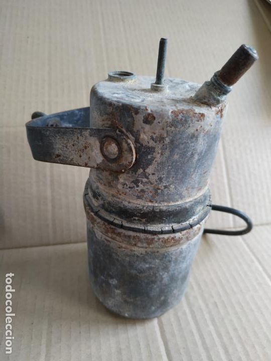 Antig&uuml;edades: Carburo para iluminaci&oacute;n, con marca - Foto 3