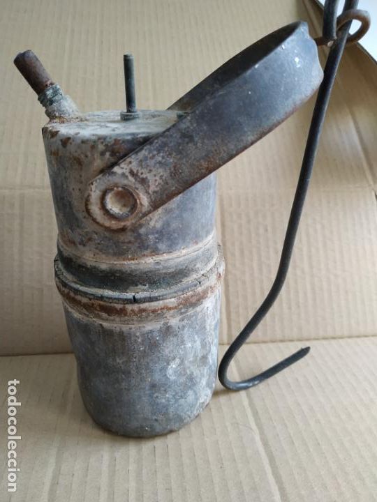 Antig&uuml;edades: Carburo para iluminaci&oacute;n, con marca - Foto 1