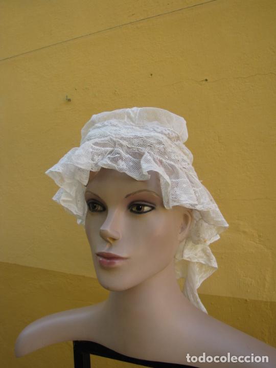 Antig&uuml;edades: 9.- Gorro de encaje modernista - Foto 2