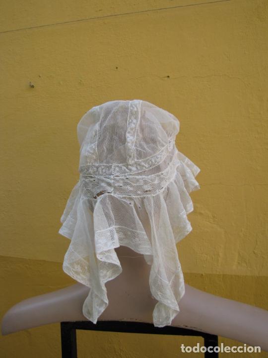Antig&uuml;edades: 9.- Gorro de encaje modernista - Foto 4