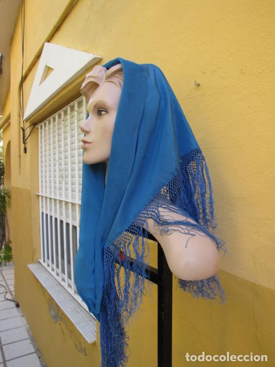 Antig&uuml;edades: 9.- Pa&ntilde;oleta azul - Foto 1