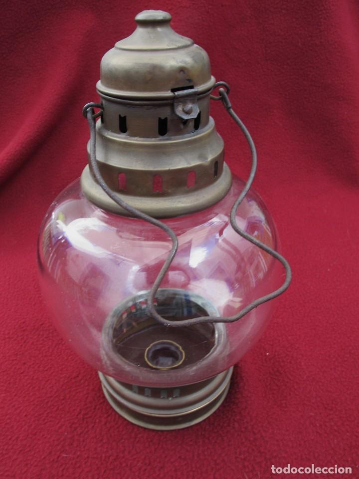 Antig&uuml;edades: Antiguo farol o l&aacute;mpara - Foto 1