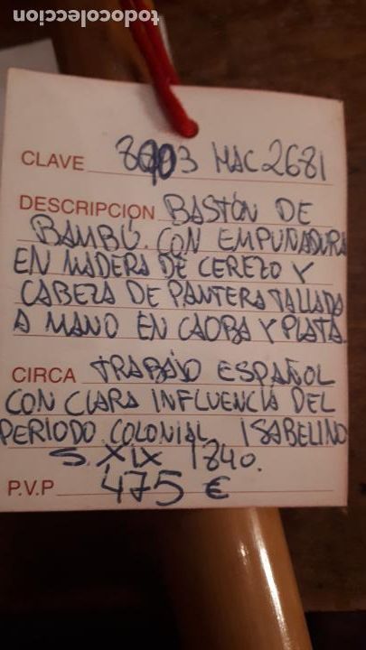 Antig&uuml;edades: Bast&oacute;n - Foto 10