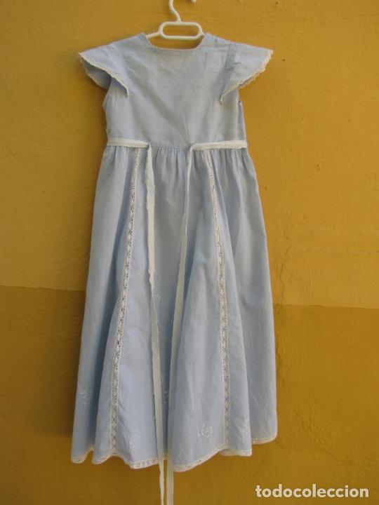 Antig&uuml;edades: 9.- Vestido beb&eacute; azul - Foto 5