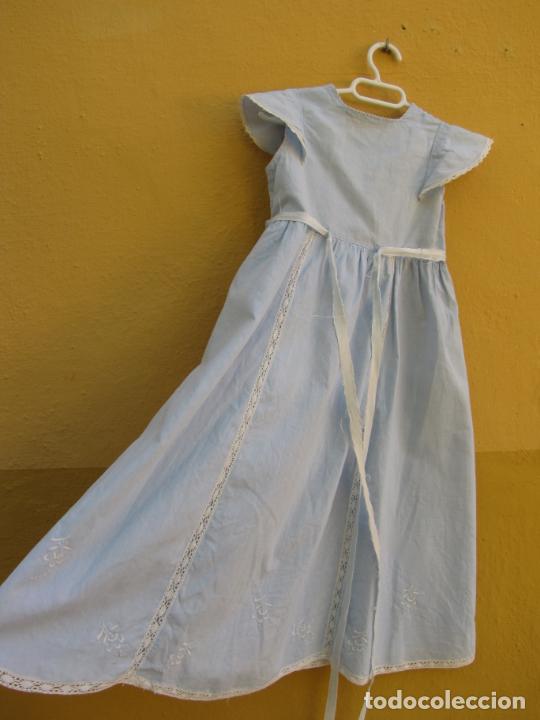Antig&uuml;edades: 9.- Vestido beb&eacute; azul - Foto 7