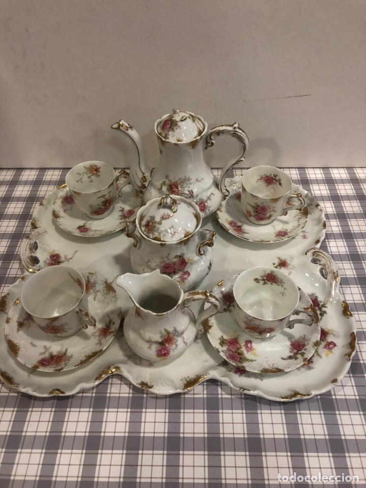 Antig&uuml;edades: Juego de caf&eacute; Limoges Haviland - Foto 2