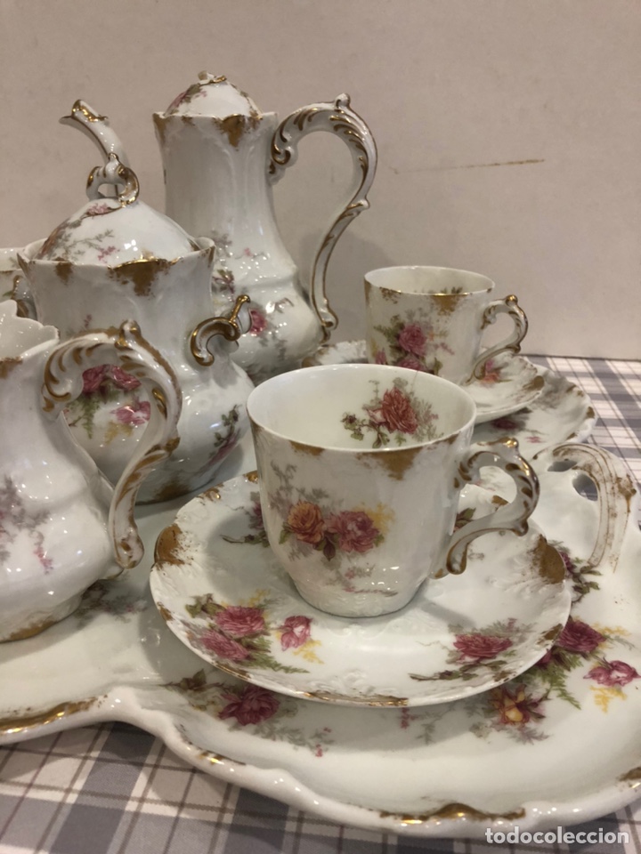 Antig&uuml;edades: Juego de caf&eacute; Limoges Haviland - Foto 3