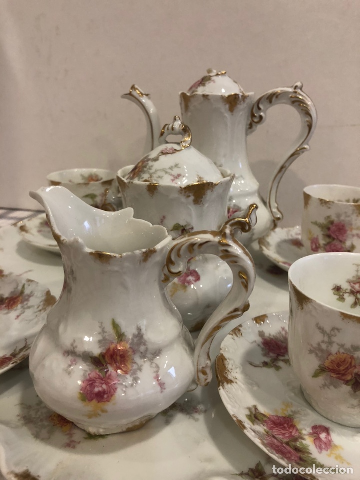 Antig&uuml;edades: Juego de caf&eacute; Limoges Haviland - Foto 4