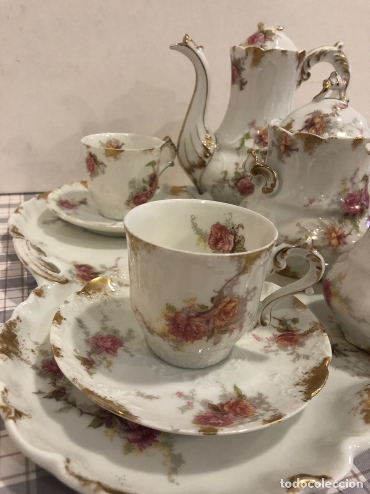 Antig&uuml;edades: Juego de caf&eacute; Limoges Haviland - Foto 5