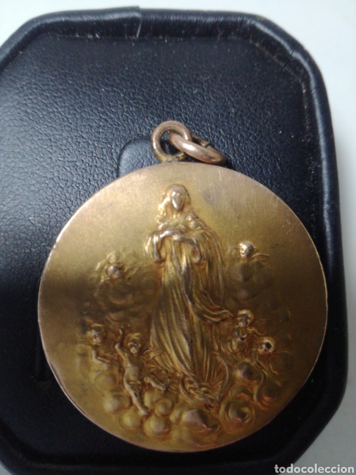 Antig&uuml;edades: Preciosa medalla Virgen Inmaculada - Foto 2