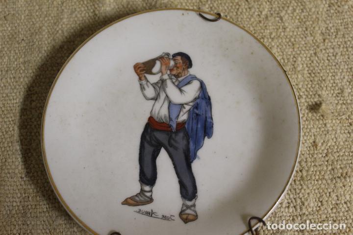 Antig&uuml;edades: platito de porcelana - Foto 2