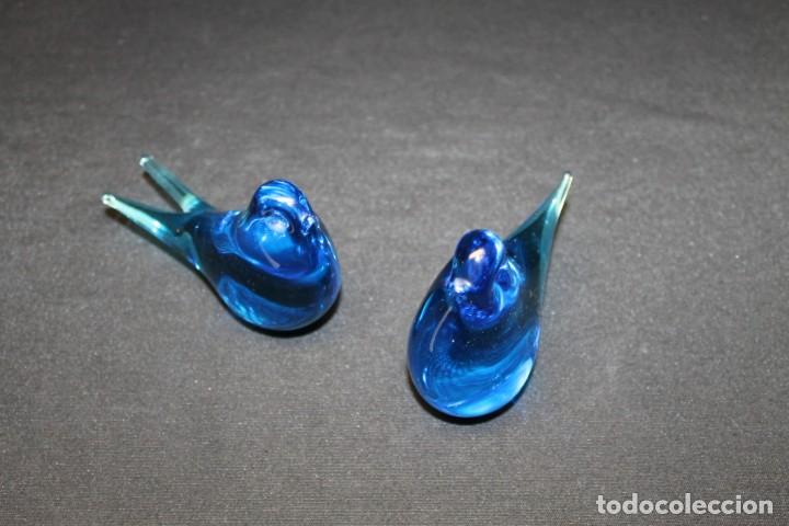 Antig&uuml;edades: MURANO PAREJA DE P&Aacute;JAROS - Foto 3