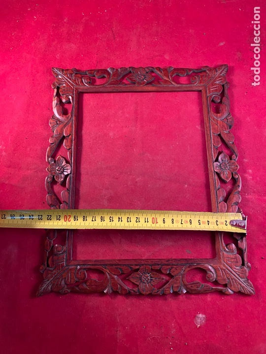 Antig&uuml;edades: Antiguo Marco de madera - Foto 4