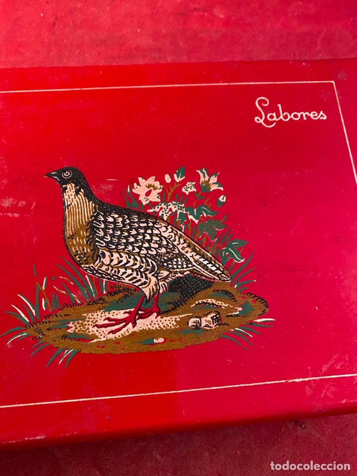 Antig&uuml;edades: Caja madera sabores roja - Foto 6