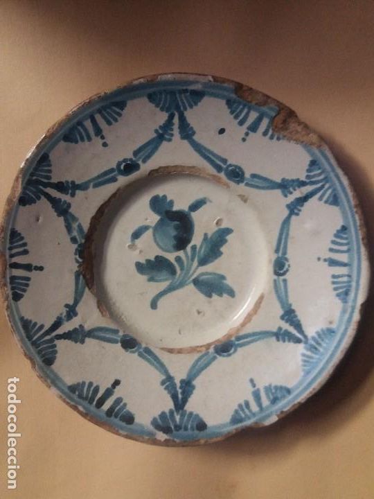 Antig&uuml;edades: Plato de ceramica catalana - Foto 1
