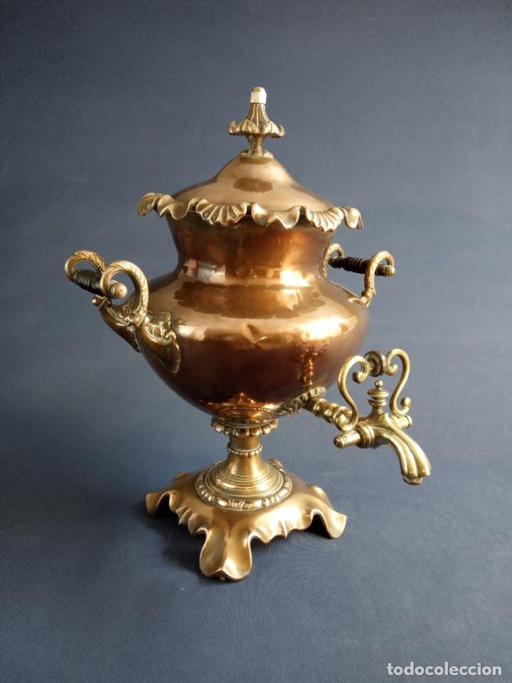 Antig&uuml;edades: Antiguo samovar ingl&eacute;s. - Foto 1