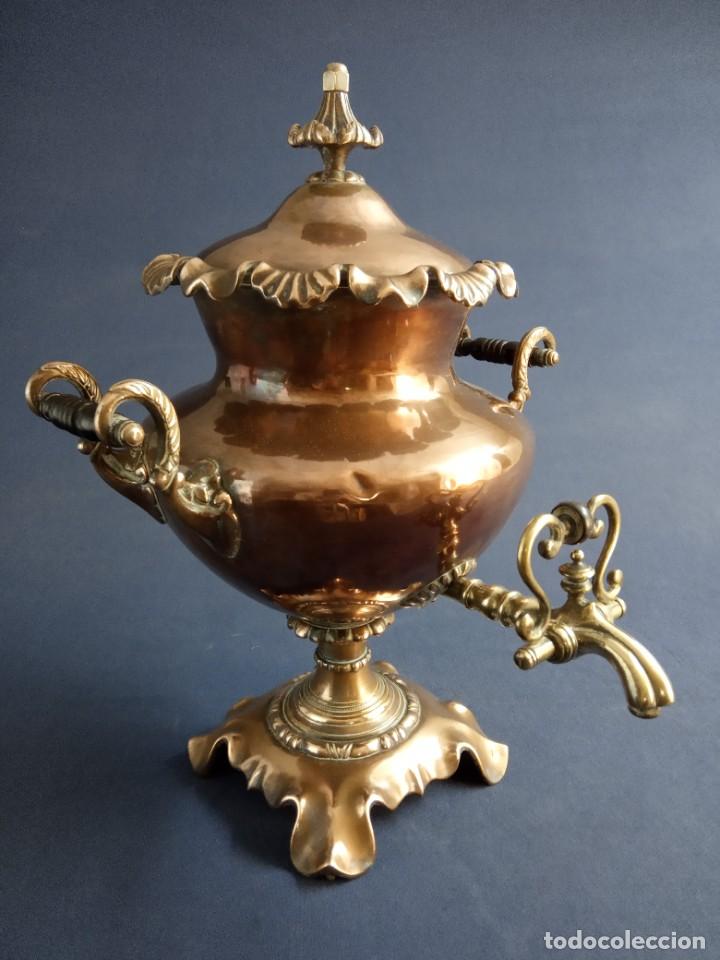 Antig&uuml;edades: Antiguo samovar ingl&eacute;s. - Foto 9