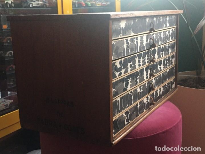 Antig&uuml;edades: MUEBLE AUXILIAR MADERA HILADURAS - Foto 9