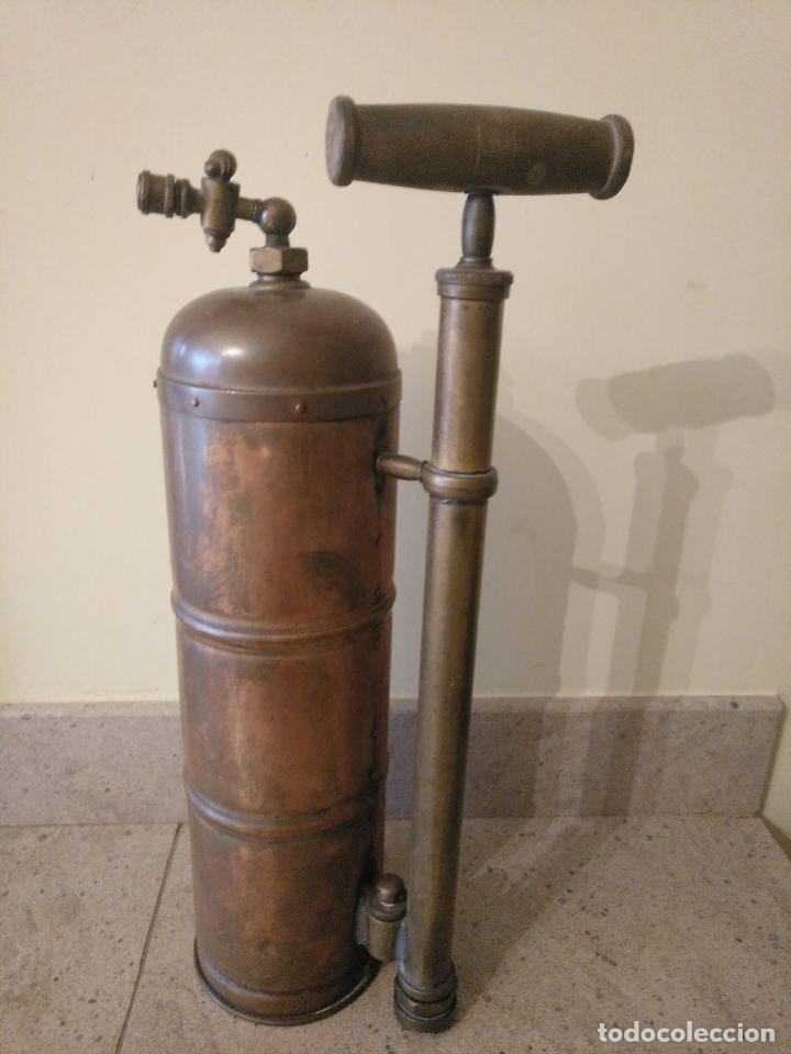 Antig&uuml;edades: M&aacute;quina de Sulfatar Vintage, antigua pulverizador