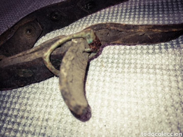 Antig&uuml;edades: ANTIGUO CENCERRO GANADER&Iacute;A CON COLLAR - Foto 2