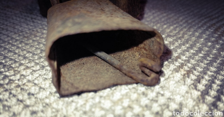 Antig&uuml;edades: ANTIGUO CENCERRO GANADER&Iacute;A CON COLLAR - Foto 3