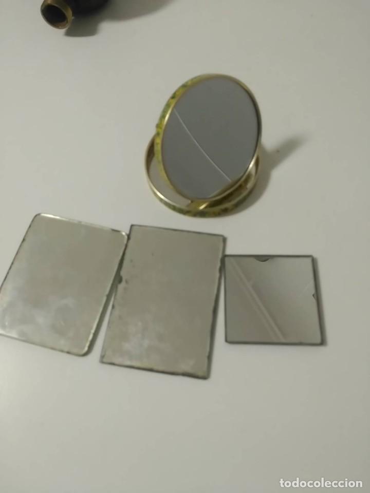 Antig&uuml;edades: LOTE de 4 espejos de bolsillo - Foto 1