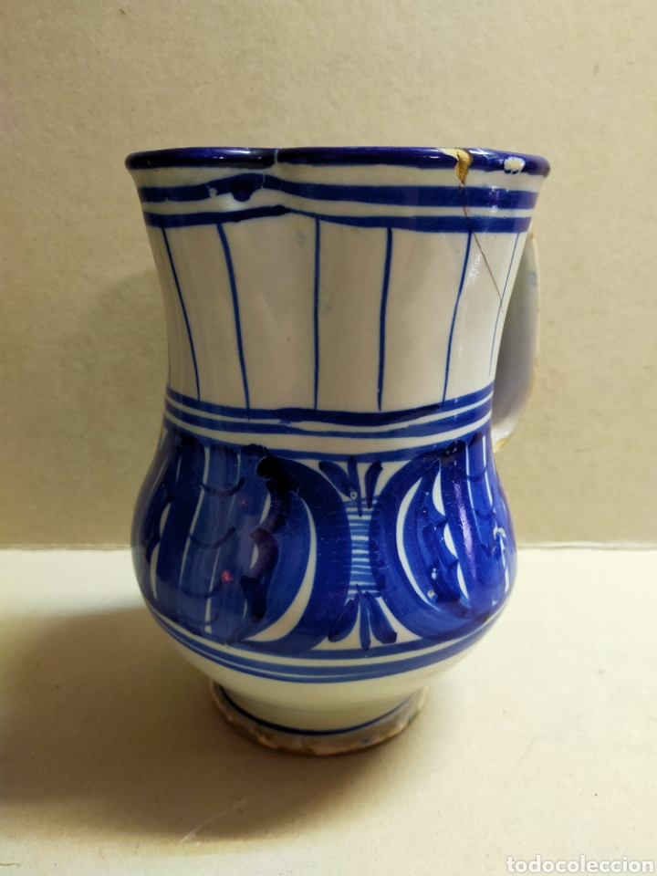 Antig&uuml;edades: JARRA DE CERAMICA DE MANISES - Foto 3