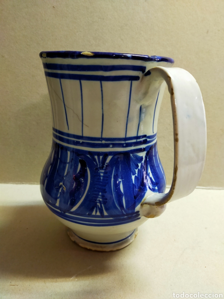 Antig&uuml;edades: JARRA DE CERAMICA DE MANISES - Foto 5