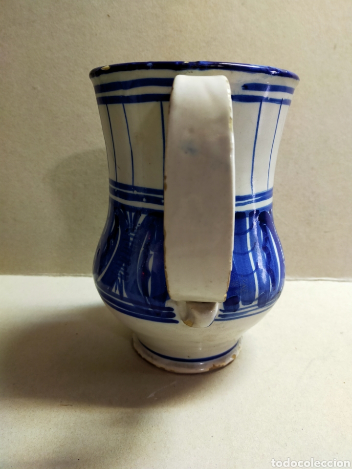 Antig&uuml;edades: JARRA DE CERAMICA DE MANISES - Foto 6