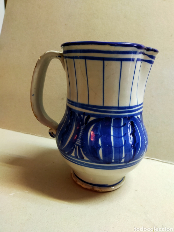 Antig&uuml;edades: JARRA DE CERAMICA DE MANISES - Foto 9