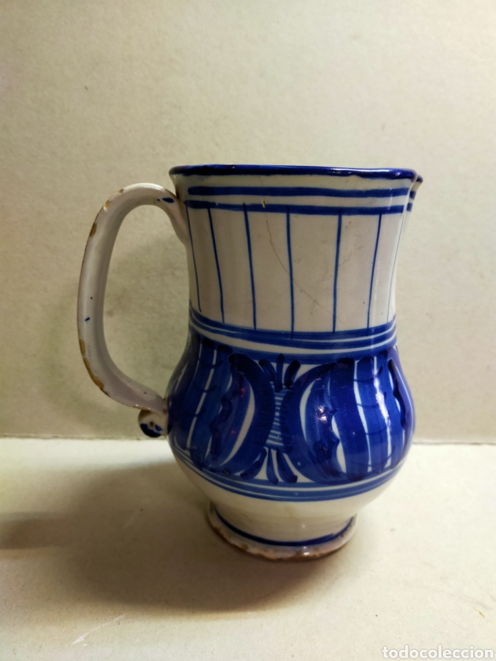 Antig&uuml;edades: JARRA DE CERAMICA DE MANISES - Foto 10