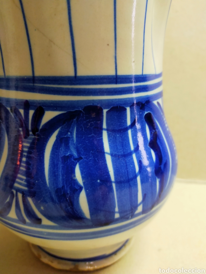 Antig&uuml;edades: JARRA DE CERAMICA DE MANISES - Foto 11