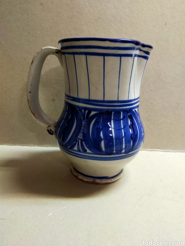 Antig&uuml;edades: JARRA DE CERAMICA DE MANISES - Foto 1