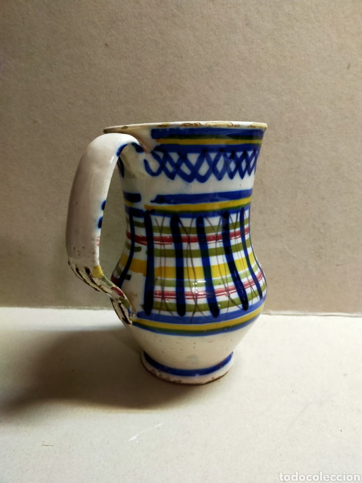 Antig&uuml;edades: JARRA DE CERAMICA DE MANISES - Foto 3