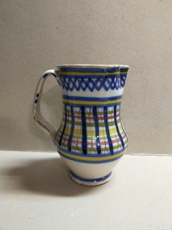 Antig&uuml;edades: JARRA DE CERAMICA DE MANISES - Foto 4