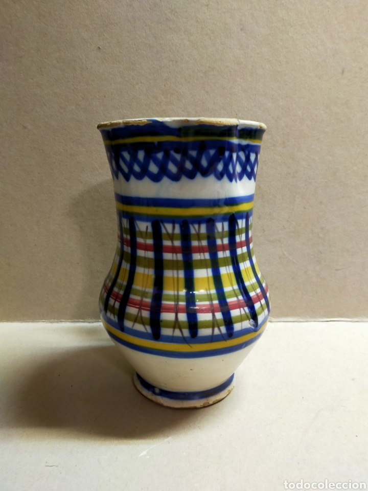 Antig&uuml;edades: JARRA DE CERAMICA DE MANISES - Foto 5