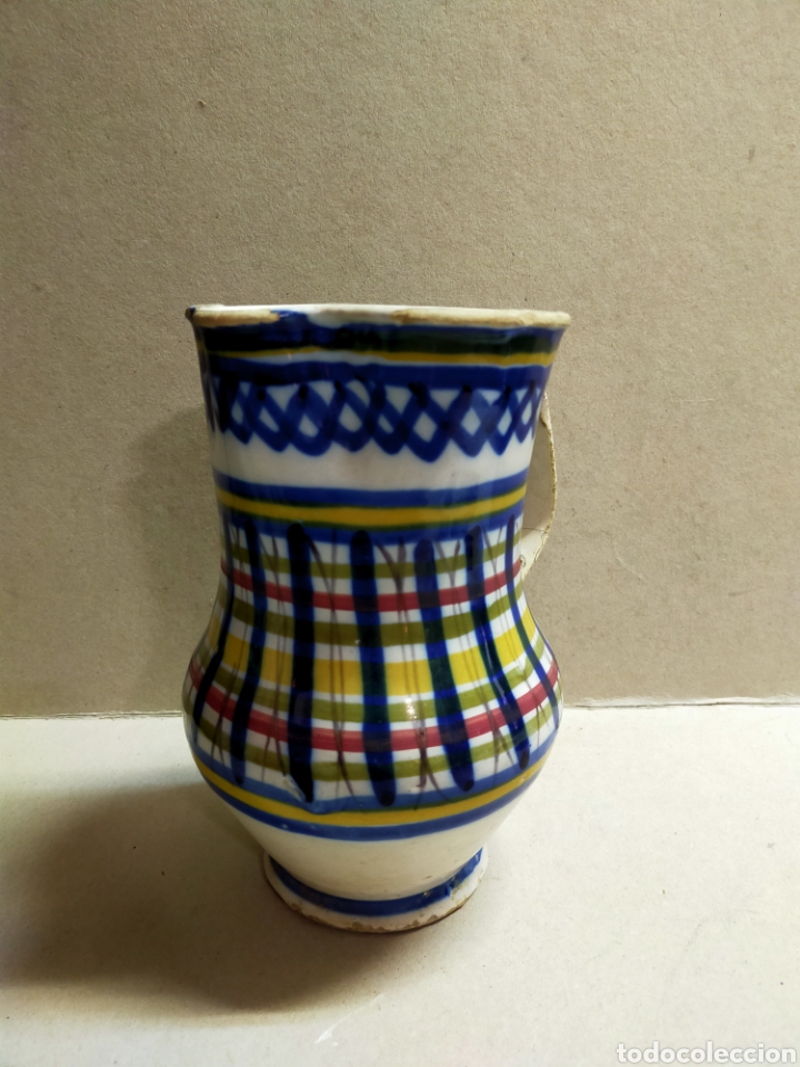 Antig&uuml;edades: JARRA DE CERAMICA DE MANISES - Foto 6