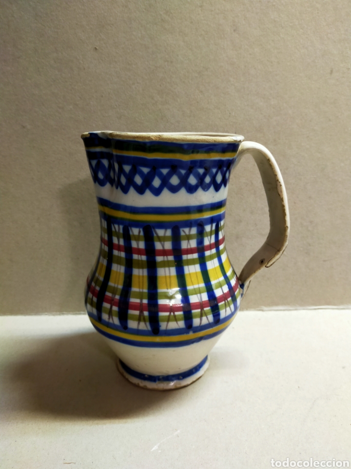 Antig&uuml;edades: JARRA DE CERAMICA DE MANISES - Foto 7