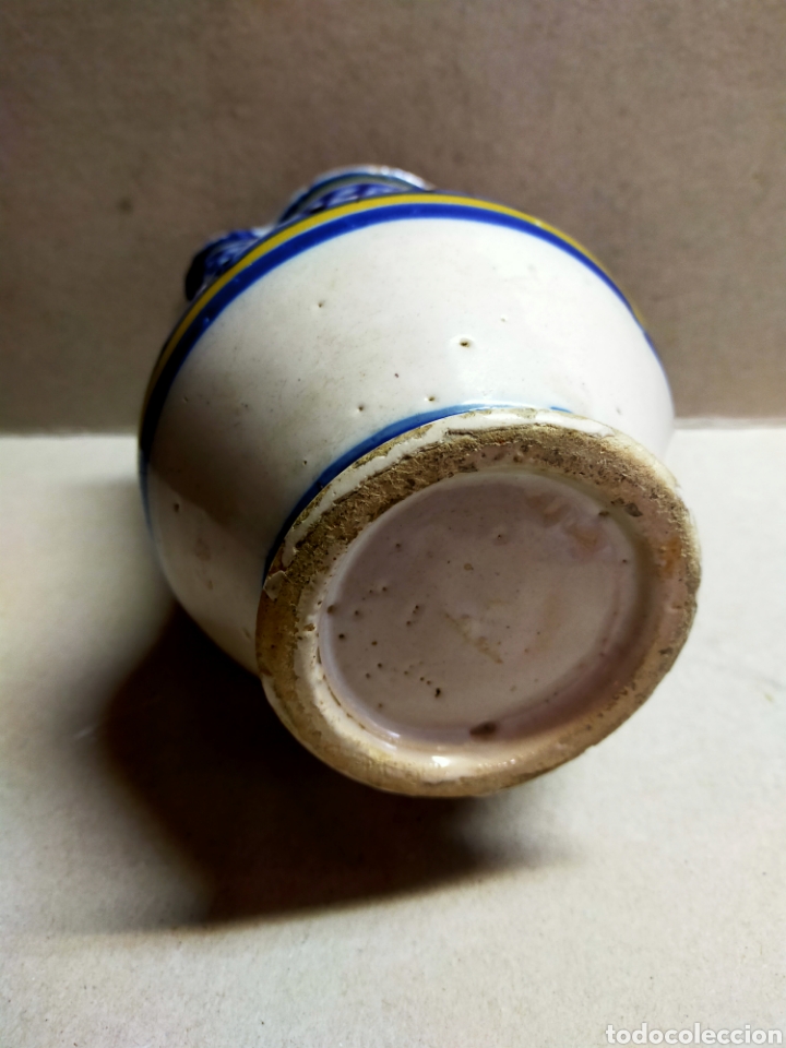 Antig&uuml;edades: JARRA DE CERAMICA DE MANISES - Foto 9