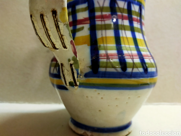 Antig&uuml;edades: JARRA DE CERAMICA DE MANISES - Foto 10