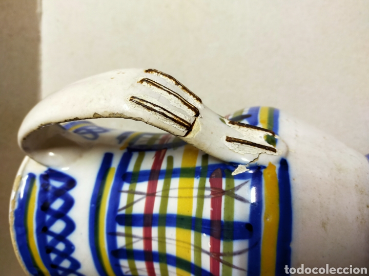 Antig&uuml;edades: JARRA DE CERAMICA DE MANISES - Foto 11