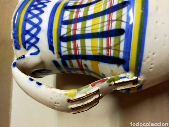 Antig&uuml;edades: JARRA DE CERAMICA DE MANISES - Foto 12