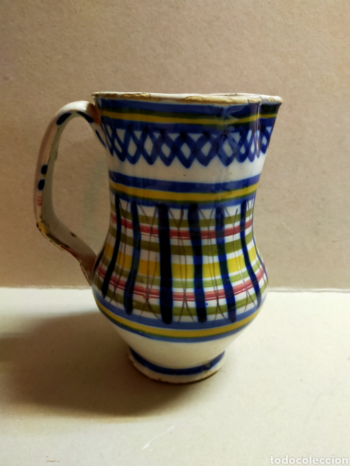 Antig&uuml;edades: JARRA DE CERAMICA DE MANISES - Foto 13